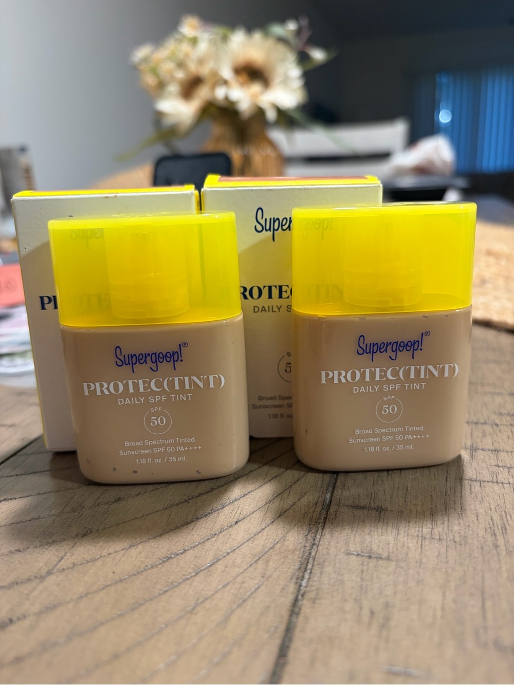 2pc set ! Supergoop! Protect (Tint) Daily SPF 50 Tinted Sunscreen — 24N NWT